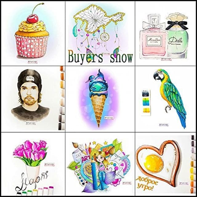 Thumbnail 6 de Bonala 132 rotuladores punta pincel 132 colores