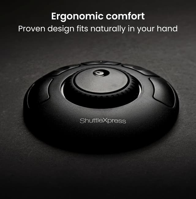 Detalle de Contour Multimedia Controller Xpress - Black: controller multimediale con jog e tastiera/mouse integrati