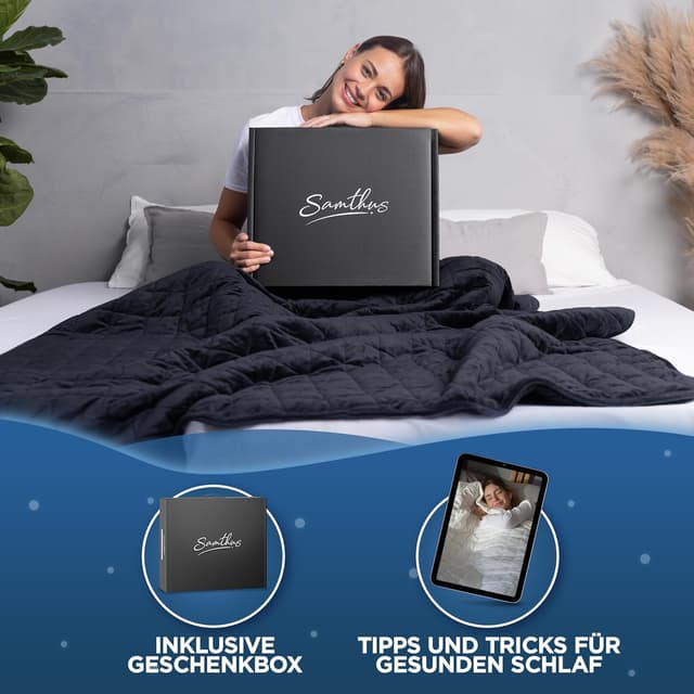 Thumbnail 5 de Samthus Gewichtsdecke 135x200cm 8kg