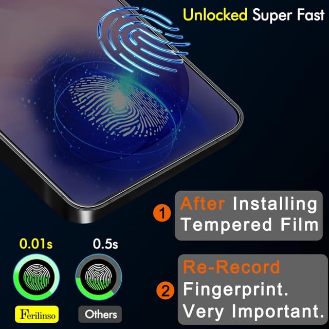 Thumbnail 4 de Ferilinso Auto Dust Install Screen Protector 3 Pack