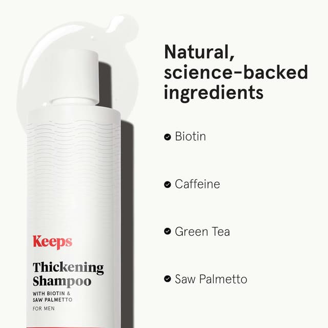 Thumbnail 3 de Keeps Men’s Hair Loss Shampoo with Biotin — DHT Blocker 12 oz