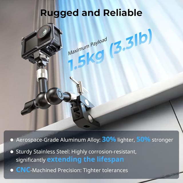 Detalle 1 de SMALLRIG 5310 Magic Arm 7 Zoll