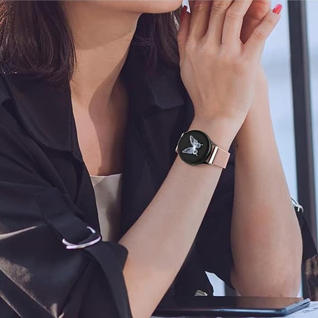 Thumbnail 6 de ZLZKJS Edelstahl Mesh Uhrenarmband mit Magnetverschluss (14–24 mm) und Schnellverschluss