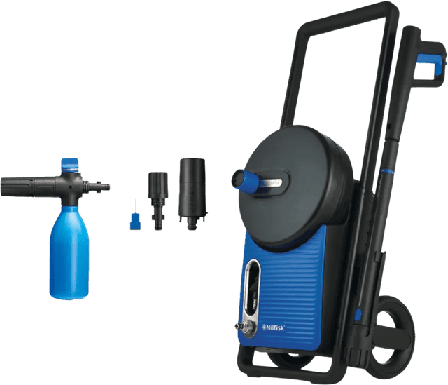 Detalle de Nilfisk Excellent 180-12 Hochdruckreiniger – 180 bar für Auto, Pool & Terrasse