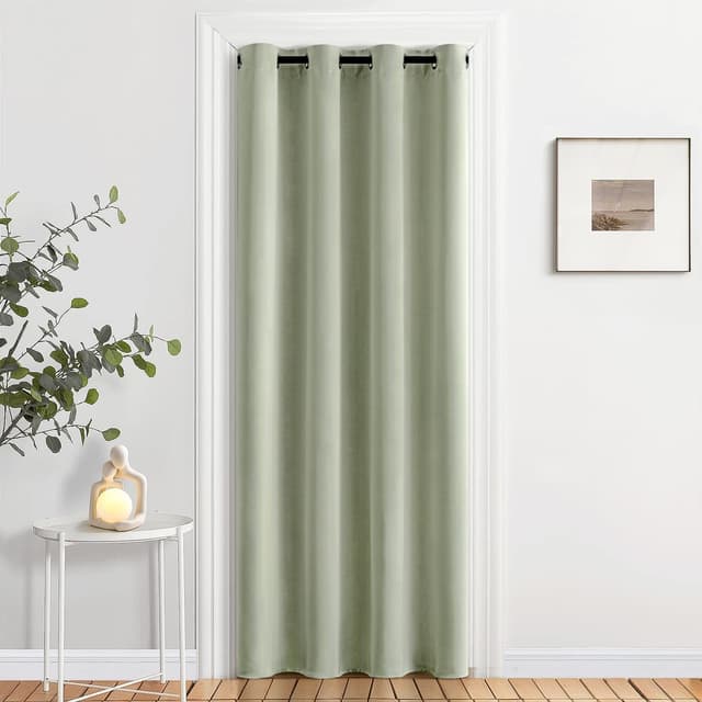 Thumbnail 1 de MIULEE Rideaux Occultant Vert Sauge 140x245cm