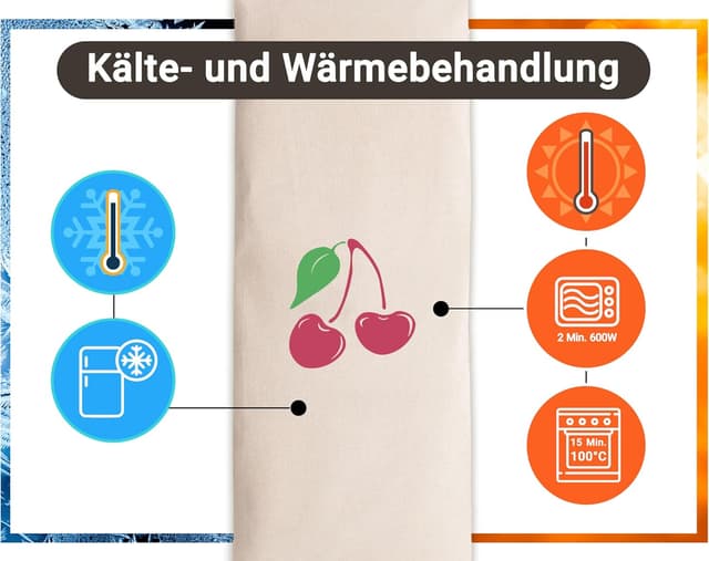 Thumbnail 4 de Zollner24 Kirschkernkissen 20x53 cm