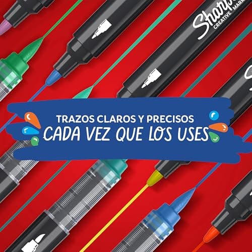 Thumbnail 4 de Sharpie Acrylic Creative Marker bullet tip naranja 🖊