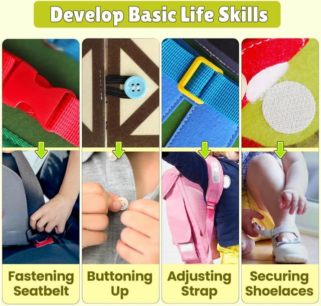 Thumbnail 3 de Quanquer Busy Book Farm 8,86×8,86 pollici 18 attività