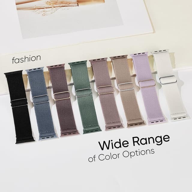 Detalle 2 de 10 Pack Stretchy Bands Apple Watch band