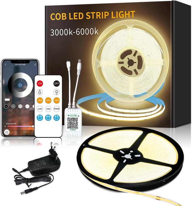 Imagen de Yeewhale COB LED Streifen 10 m en OfertitasTOP