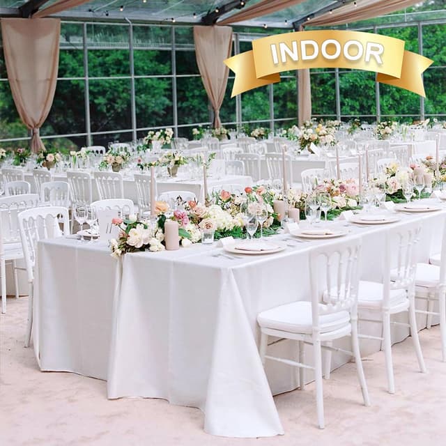 Detalle 2 de sancua 6 Pack Tablecloth 90 x 156 Inch