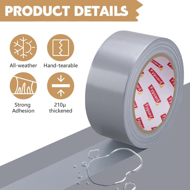 Detalle 2 de Fyguard Panzertape 48 mm x 28 m Wasserdicht