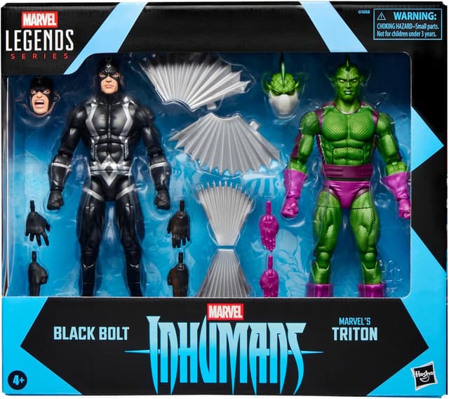 Detalle de Marvel Legends Black Bolt & Triton Two-Pack 6-Inch
