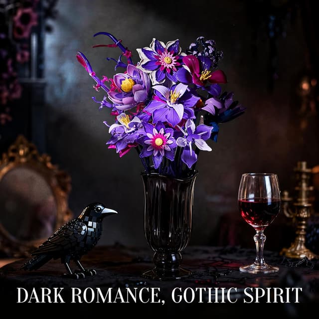 Thumbnail 2 de EWED Gothic Flowers Bouquet Building Set 528 pieces