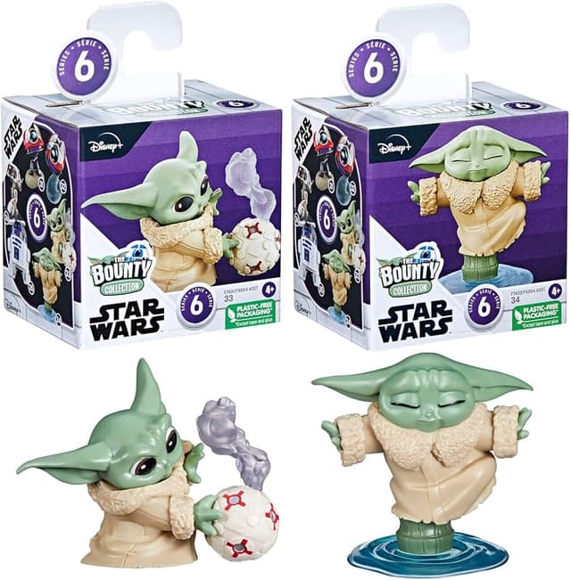 Detalle 2 de Star Wars The Bounty Collection Series 6 Pack Doble Grogu 5,5 cm