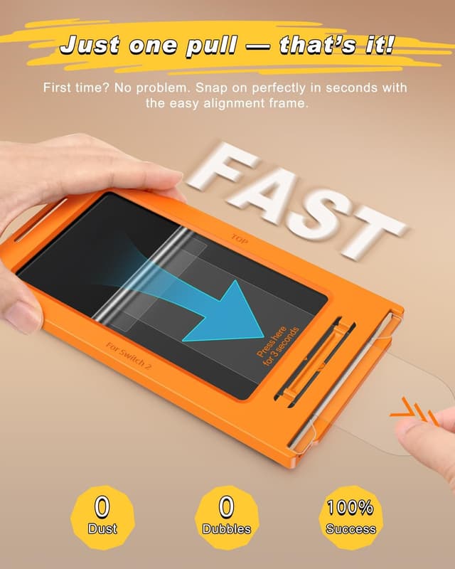 Thumbnail 1 de OMOTON Nintendo Switch 2 Panzerglas 2 Stück