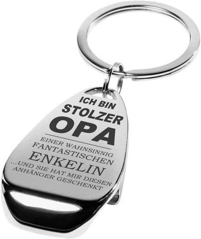 Detalle de Lieblingsmensch Familien Schlüsselanhänger als Flaschenöffner