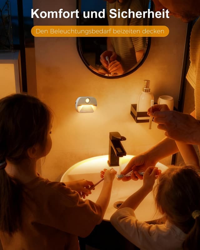 Thumbnail 3 de AdalyRoma Nachtlicht 4er Pack 6,6x5x1,55 cm