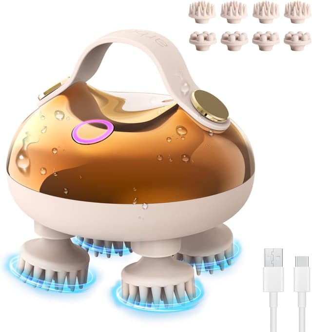 Detalle de arboleaf Kopfmassagegerät 8 Köpfe 💆