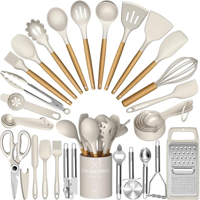 Imagen de Umite Chef 34-piece silicone kitchen utensils set en OfertitasTOP