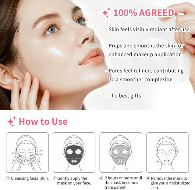 Thumbnail 5 de Masque Collagène 5 pièces visage