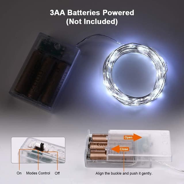 Thumbnail 3 de BrizLabs Guirnalda de Luces 2 x 60 LED