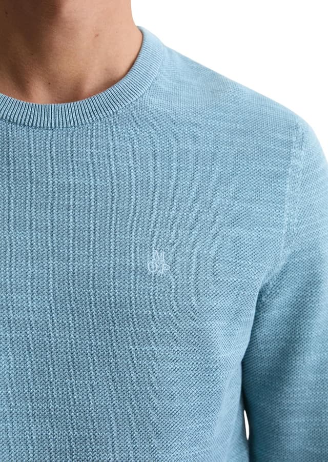 Detalle 2 de Marc O'Polo Herren Pullover mit Bio-Baumwolle