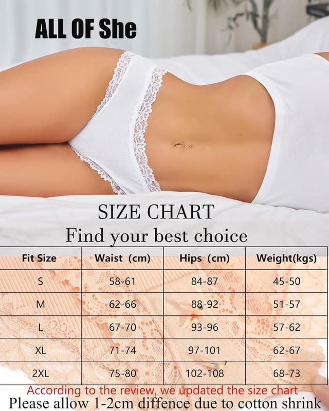 Thumbnail 2 de ALL OF SHE Bragas algodón pack 6 S-2XL