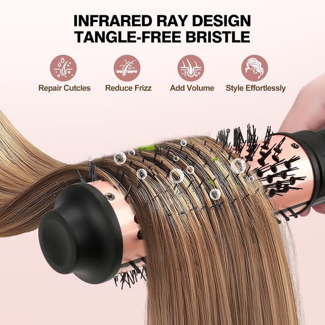 Detalle 2 de Tiwiche Thermal Brush Set 3-in-1 heated curling