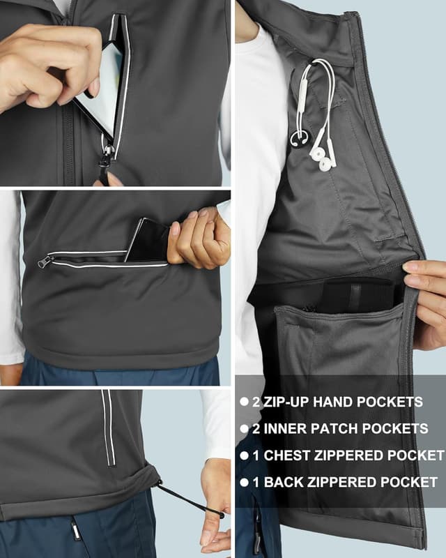 Thumbnail 5 de 33,000ft Men's Lightweight Softshell Gilet