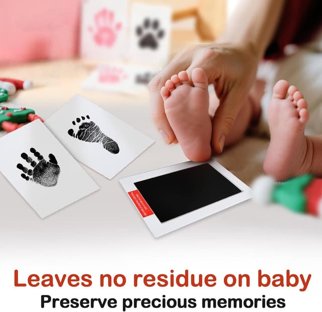 Detalle 2 de PewinGo Kit empreintes bébé XL, noir