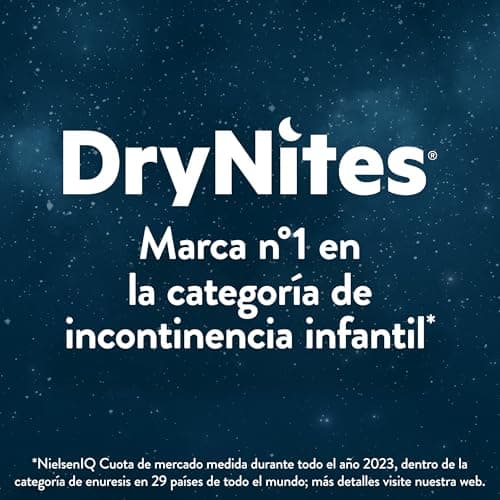 Detalle de Huggies DryNites Pañales de Noche para Niña 13+ (48-60 kg)