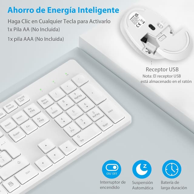 Thumbnail 4 de LeadsaiL K786 teclado y ratón inalámbricos