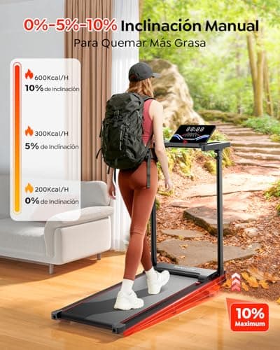 Detalle 2 de Toputure Cinta de Correr Plegable 12 KM/H