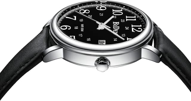 Thumbnail 4 de HANPOSH Uhren Herren Analog Quarz 38 mm