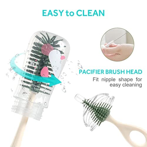Thumbnail 2 de Vicloon Silicone Baby Bottle Brush 4‑in‑1