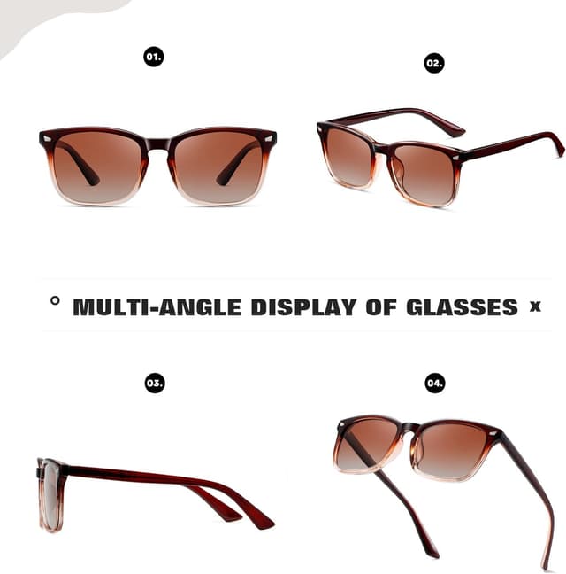 Thumbnail 3 de TIANYESY Polarised Sunglasses Womens Classic Retro Style