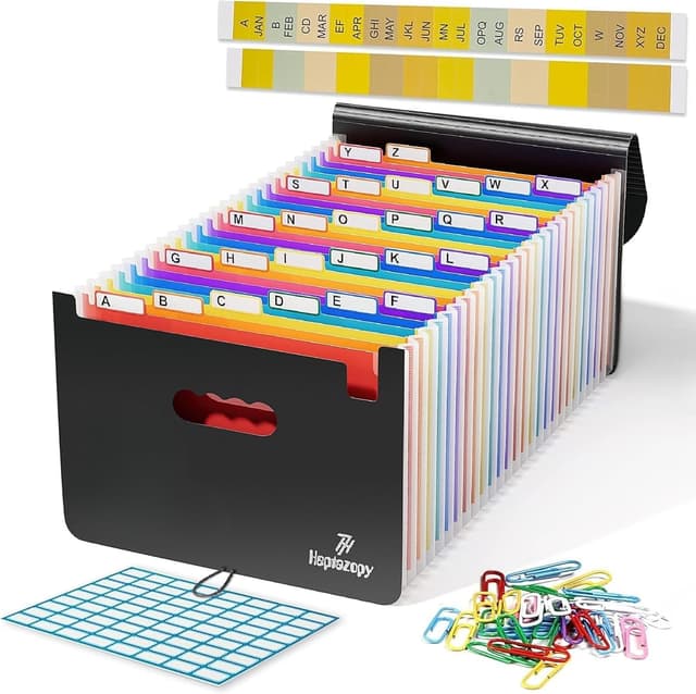 Detalle de Heptazopy File Organiser 26-folder A4 document organiser