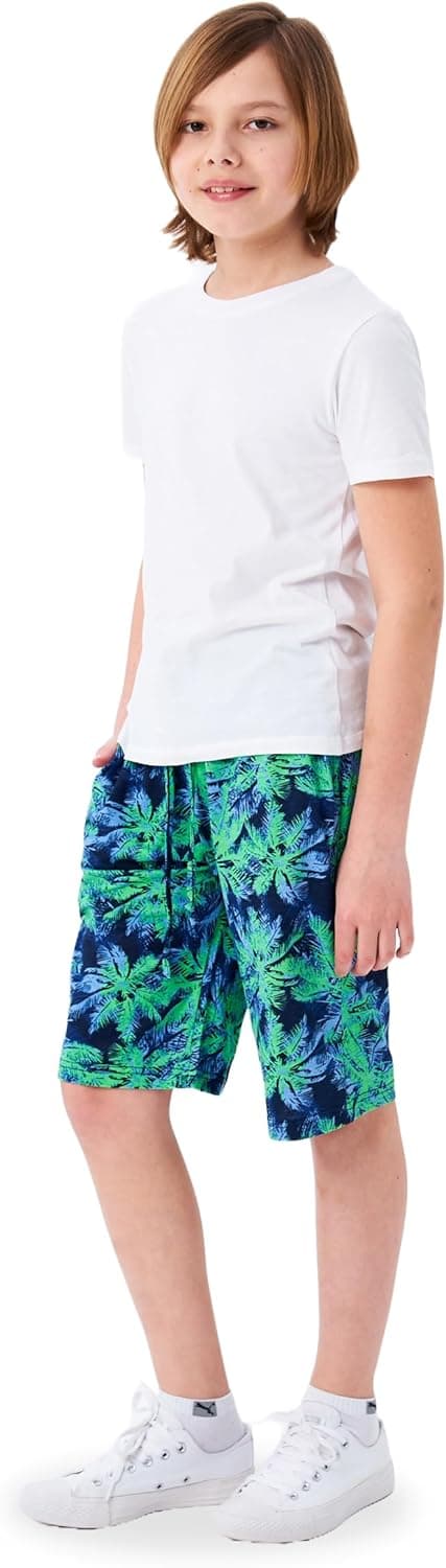 Detalle 2 de Karierte MOR Shorts für Jungen & Mädchen (134–176) aus 100% Baumwolle mit Kordelzug