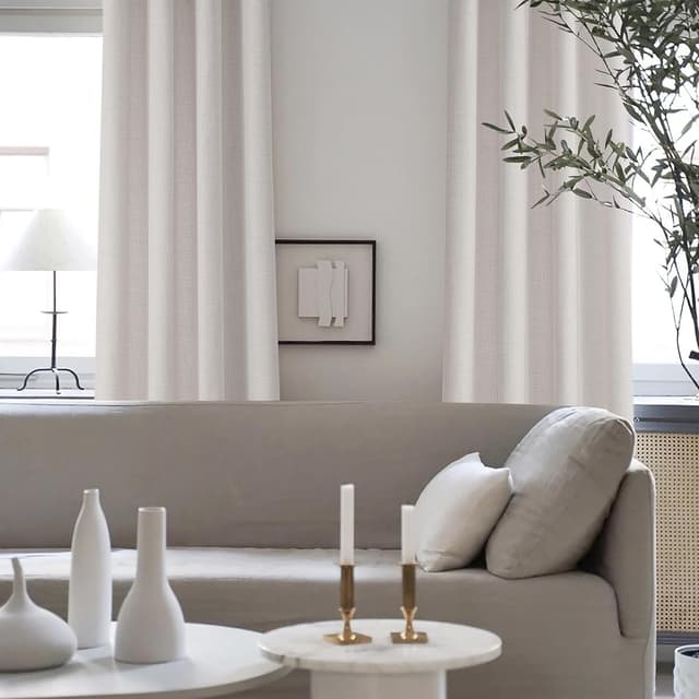 Thumbnail 5 de MRTREES Rideaux Voilage Lin 140x240 cm