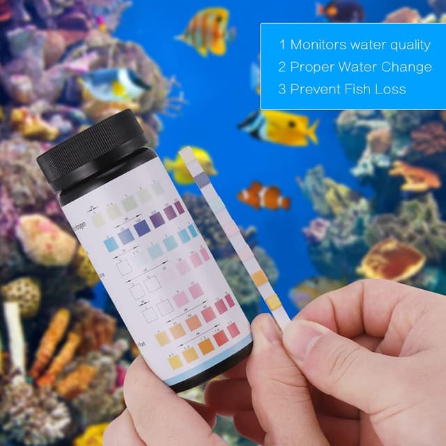 Thumbnail 5 de 150 Pcs 7-in-1 Aquarium Test Strips