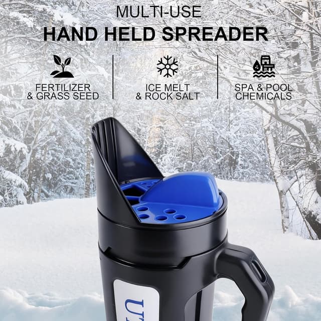 Detalle 2 de UTMHGU 3-in-1 Handheld Spreader for Grass Seed, 2.5L 📈