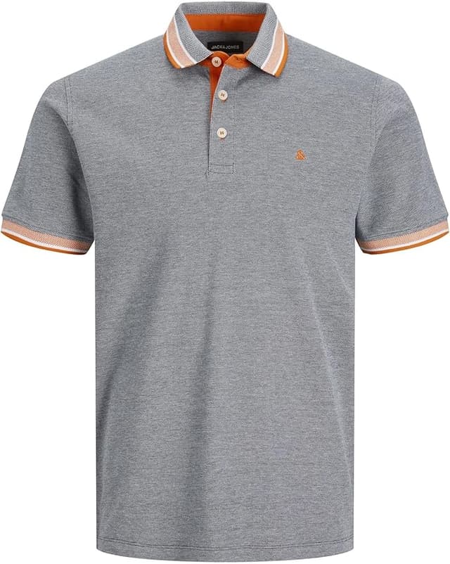 Thumbnail 1 de Jack & Jones Jjepaulos Polo Gris Hombre XXL