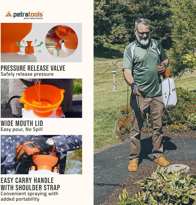 Detalle 2 de Petra HD201 2 Gallon pump sprayer for weeds