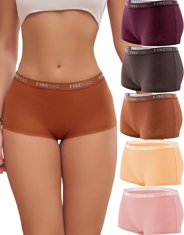 Thumbnail 6 de FINETOO Boxershorts 5er Pack Baumwolle S-XL