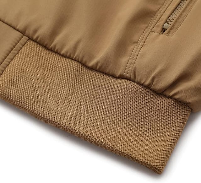 Detalle 1 de YOUTHUP blouson homme léger zippé à col montant (automne) à coupe régulière