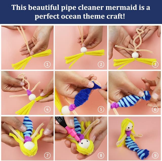 Thumbnail 6 de Bundooraking 200pcs Pipe Cleaners Craft Supplies 🎨