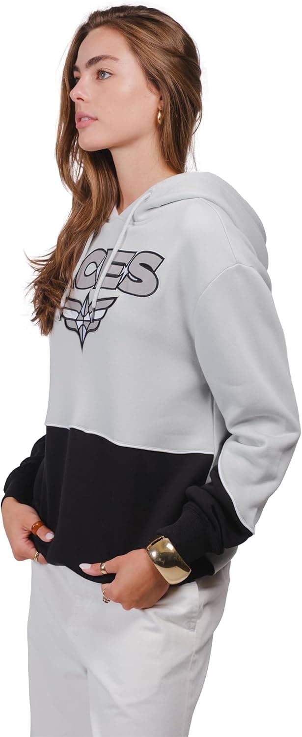Detalle de Ultra Game Women’s WNBA Official Super Soft Stellar Hoodie Sweatshirt