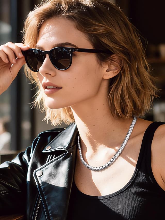 Thumbnail 6 de Bandmax Venezianer Halskette aus 316L Edelstahl (8 mm) für Herren & Damen – Gliederkette ohne Anhänger