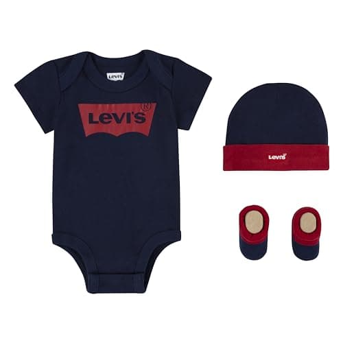 Detalle de Levi's Classic batwing body 3 piezas 6-12 m 👶